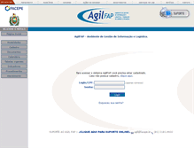 Tablet Screenshot of agil.facepe.br